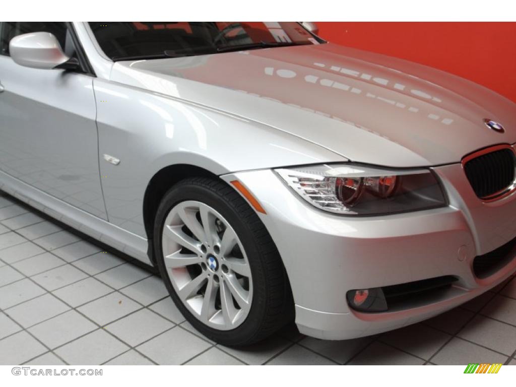 2009 3 Series 328i Sedan - Titanium Silver Metallic / Black photo #15
