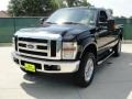 2008 Black Ford F250 Super Duty Lariat SuperCab 4x4  photo #7