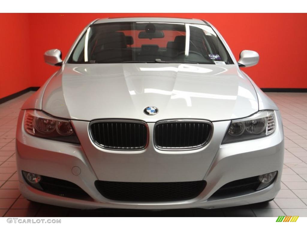 2009 3 Series 328i Sedan - Titanium Silver Metallic / Black photo #24