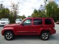 2008 Inferno Red Crystal Pearl Jeep Liberty Sport  photo #2