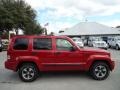 2008 Inferno Red Crystal Pearl Jeep Liberty Sport  photo #13