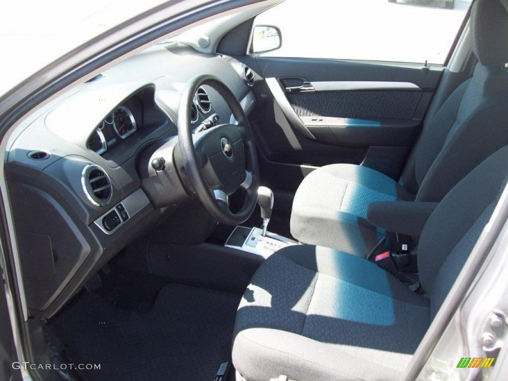 Charcoal Interior 2011 Chevrolet Aveo LT Sedan Photo #49128454