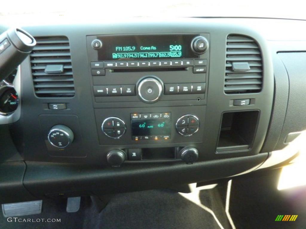 2011 Silverado 1500 LT Extended Cab 4x4 - Taupe Gray Metallic / Ebony photo #17