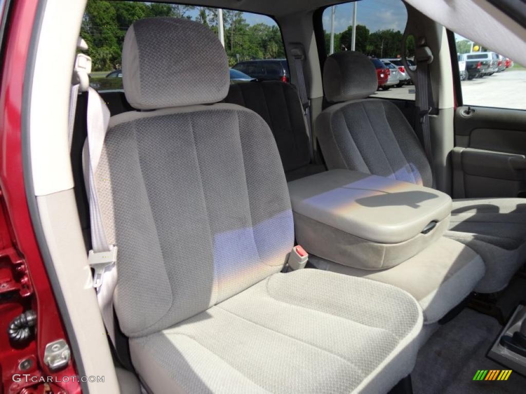 2002 Ram 1500 SLT Quad Cab - Dark Garnet Red Pearlcoat / Taupe photo #18