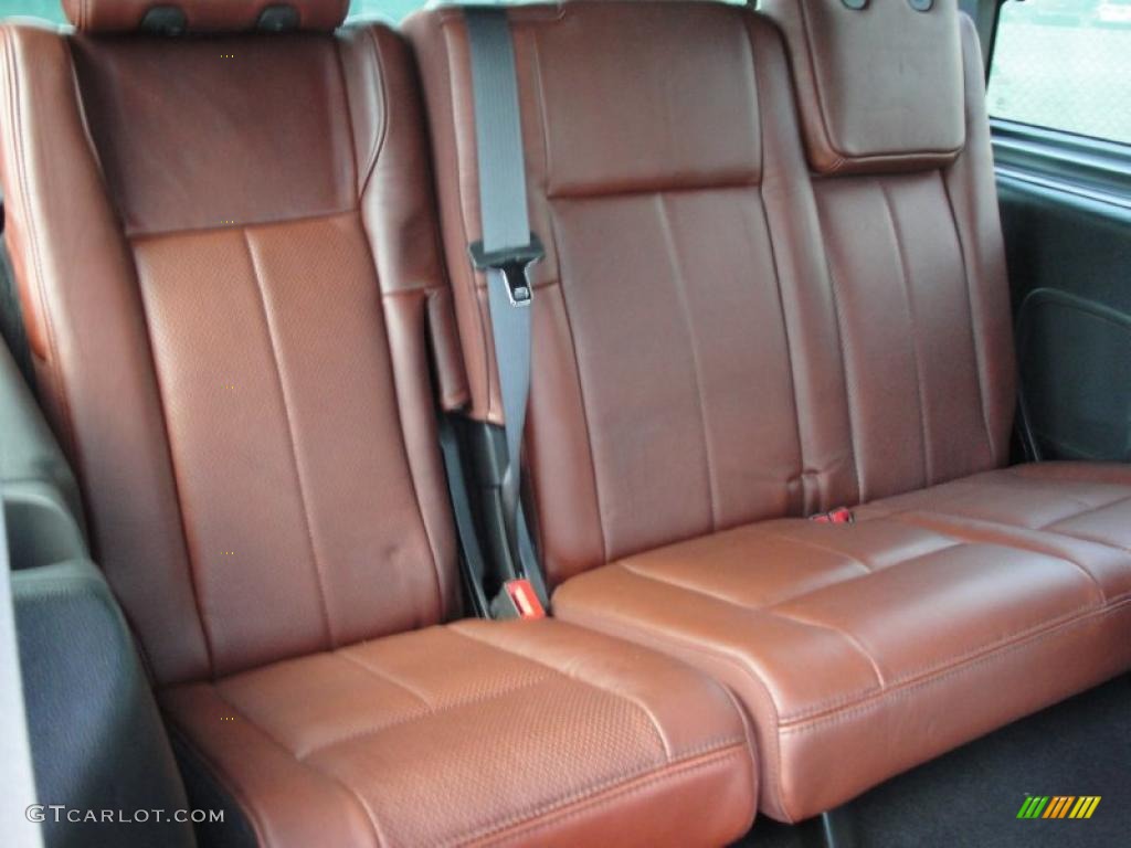 Chaparral Leather/Charcoal Black Interior 2010 Ford Expedition King Ranch Photo #49128914