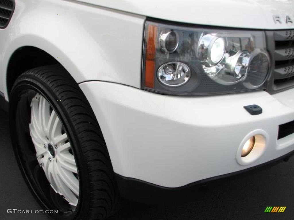 2007 Range Rover Sport HSE - Chawton White / Ebony Black photo #2