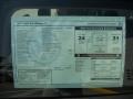 2011 Volkswagen Jetta S SportWagen Window Sticker