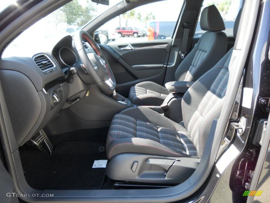 Interlagos Plaid Cloth Interior 2011 Volkswagen GTI 4 Door Photo #49131089