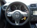 Interlagos Plaid Cloth Steering Wheel Photo for 2011 Volkswagen GTI #49131155