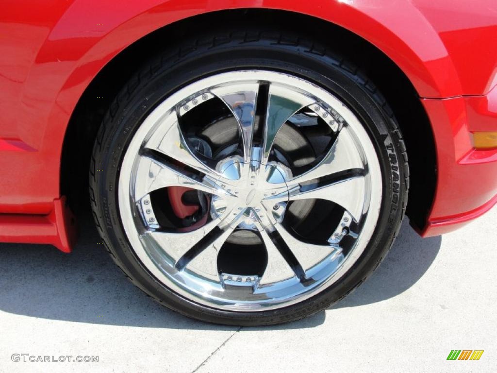 2006 Ford Mustang GT Premium Coupe Custom Wheels Photo #49131686