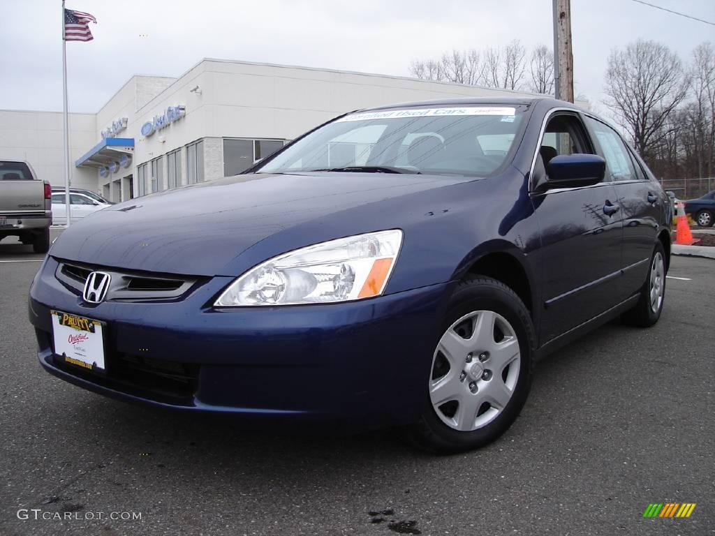 2005 Accord LX Sedan - Eternal Blue Pearl / Gray photo #1