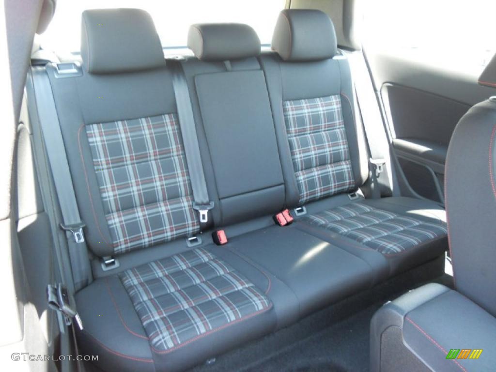 2011 GTI 2 Door - Carbon Steel Gray Metallic / Interlagos Plaid Cloth photo #13