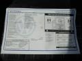 2011 Volkswagen GTI 2 Door Window Sticker