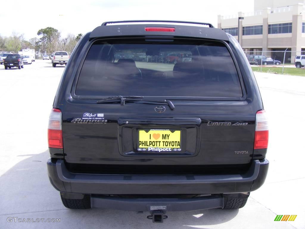 1999 4Runner Limited 4x4 - Black / Oak photo #7