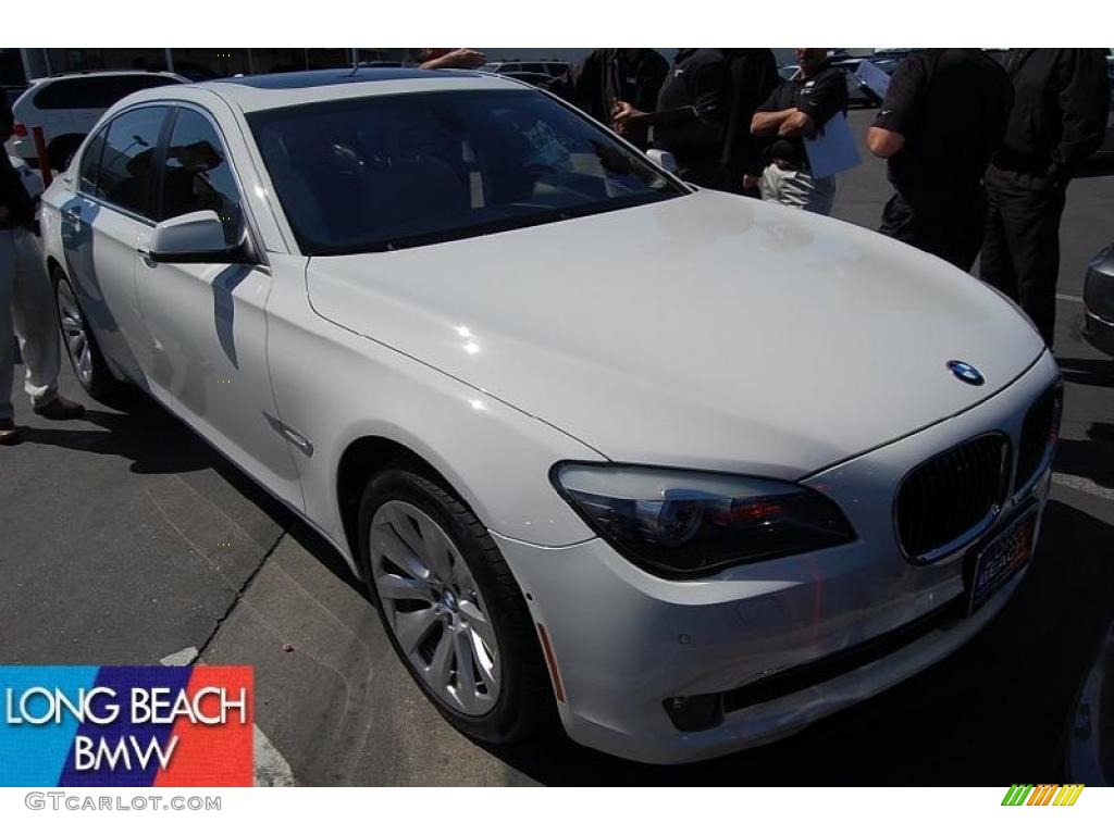 2011 7 Series ActiveHybrid 750Li Sedan - Alpine White / Oyster/Black photo #1