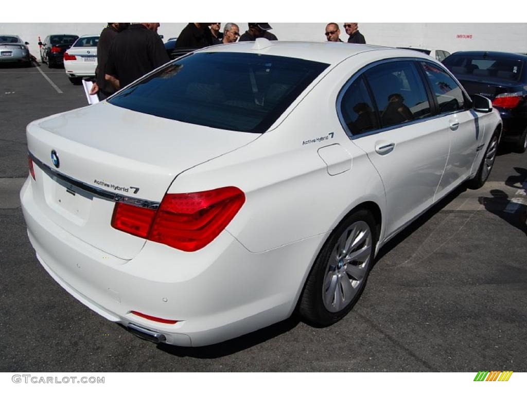 Alpine White 2011 BMW 7 Series ActiveHybrid 750Li Sedan Exterior Photo #49133465