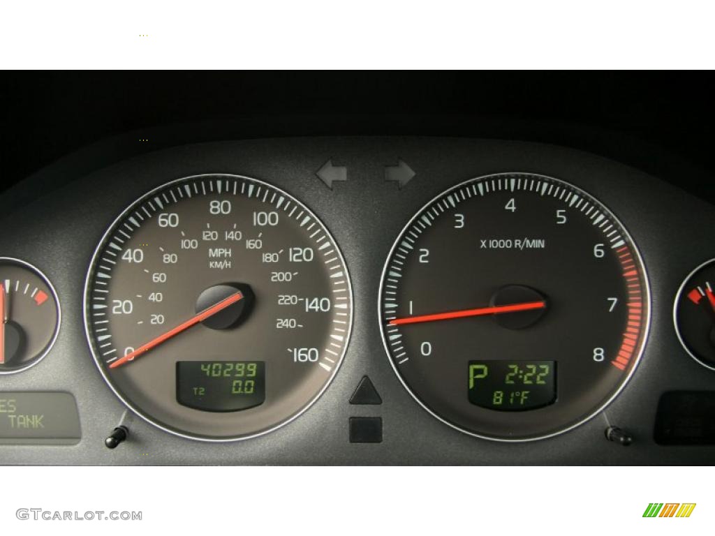 2008 Volvo S60 2.5T AWD Gauges Photos