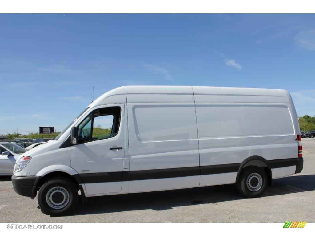 Arctic White 2011 Mercedes-Benz Sprinter 2500 High Roof Cargo Van Exterior Photo #49136615