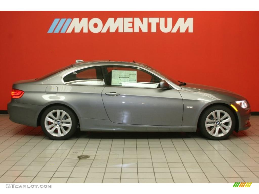 2011 3 Series 328i Coupe - Space Gray Metallic / Black Dakota Leather photo #4