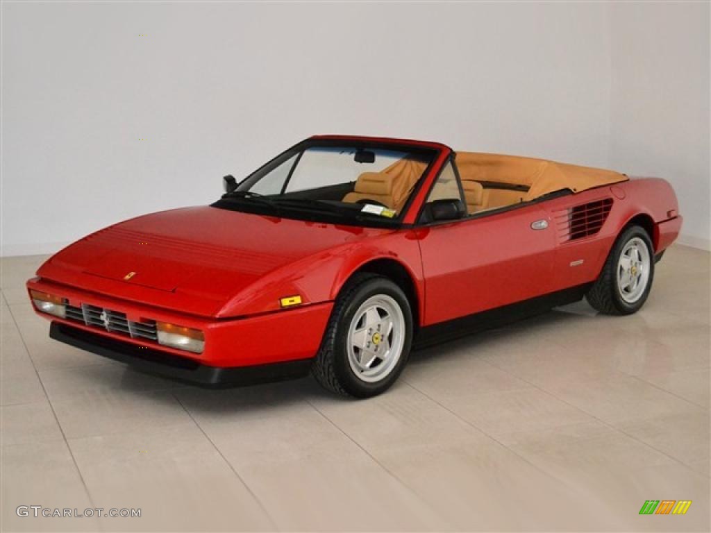 1987 Mondial Cabriolet - Rosso Corsa / Tan photo #1