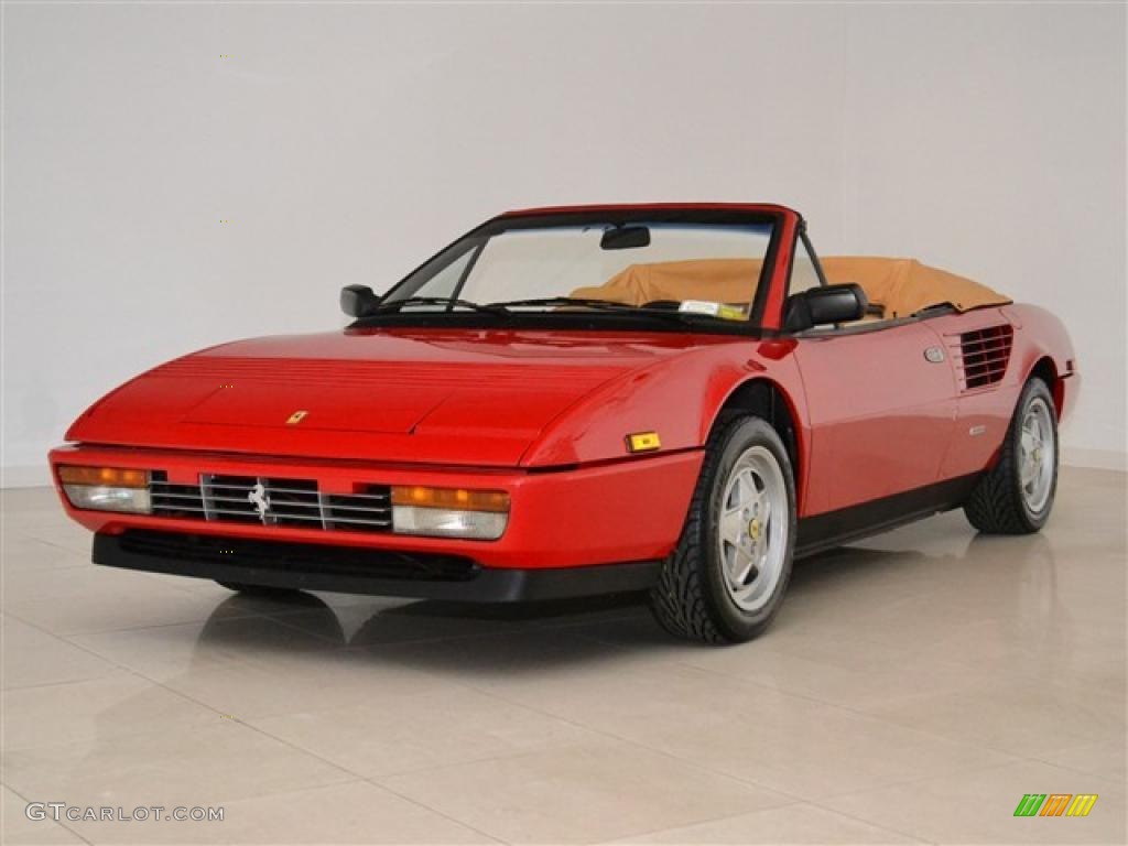 Rosso Corsa 1987 Ferrari Mondial Cabriolet Exterior Photo #49137432