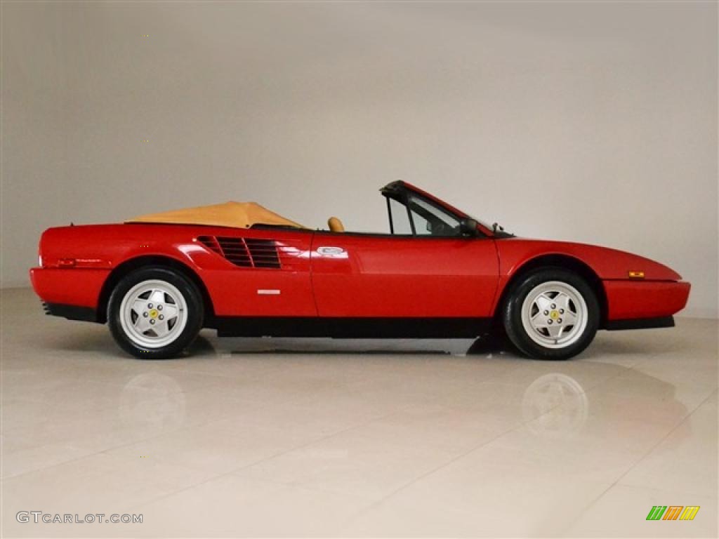 Rosso Corsa 1987 Ferrari Mondial Cabriolet Exterior Photo #49137692
