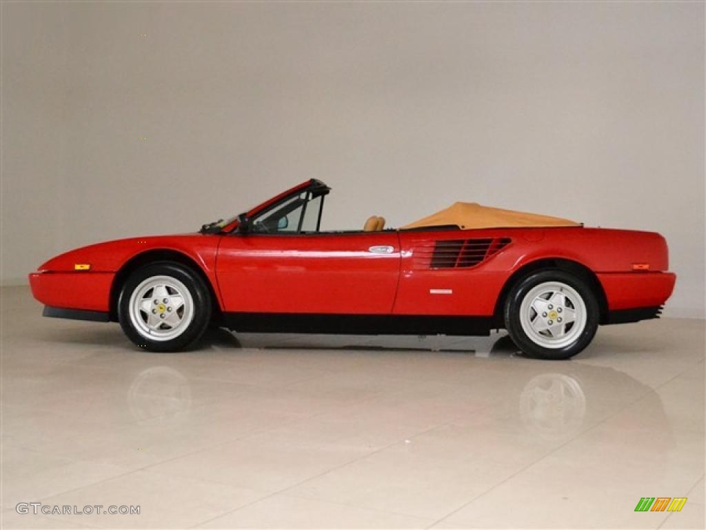 Rosso Corsa 1987 Ferrari Mondial Cabriolet Exterior Photo #49137734