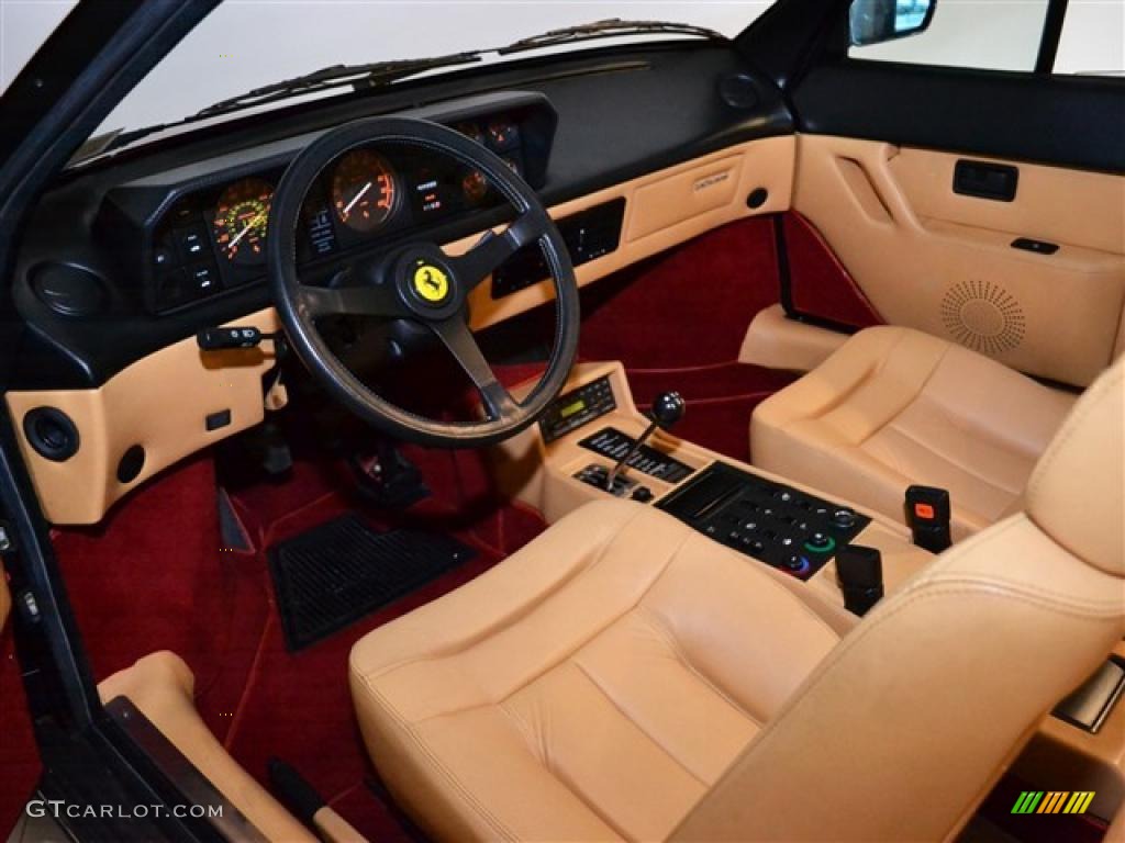 Tan Interior 1987 Ferrari Mondial Cabriolet Photo #49137938