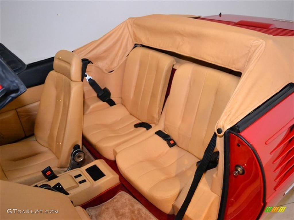 Tan Interior 1987 Ferrari Mondial Cabriolet Photo #49138055
