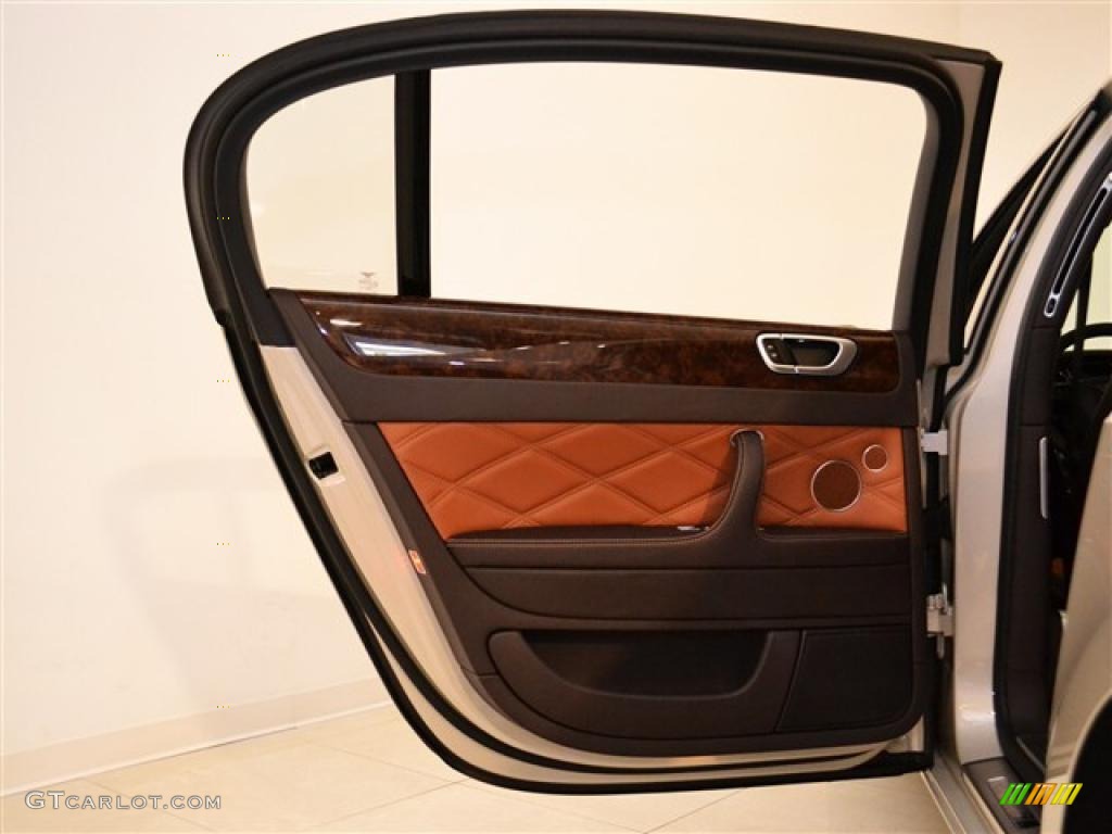 2012 Bentley Continental Flying Spur Series 51 Burnt Oak Door Panel Photo #49139447