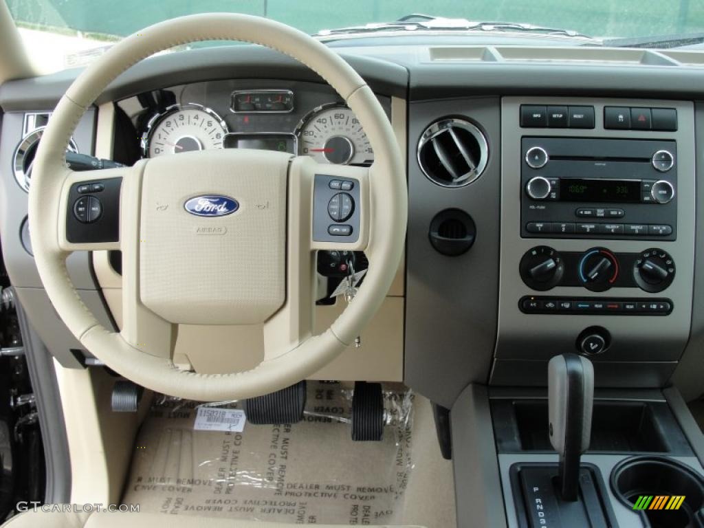 2011 Ford Expedition EL XLT Camel Dashboard Photo #49140653