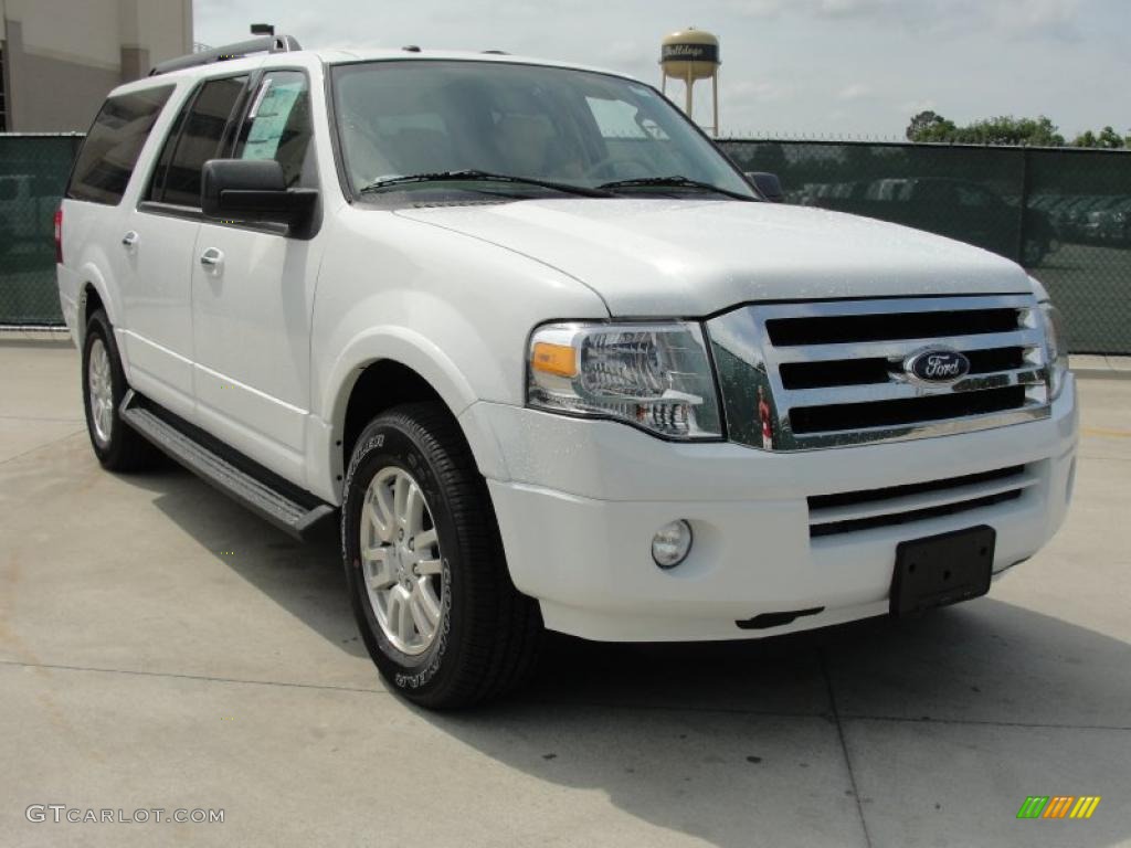2011 Expedition EL XLT - Oxford White / Camel photo #1