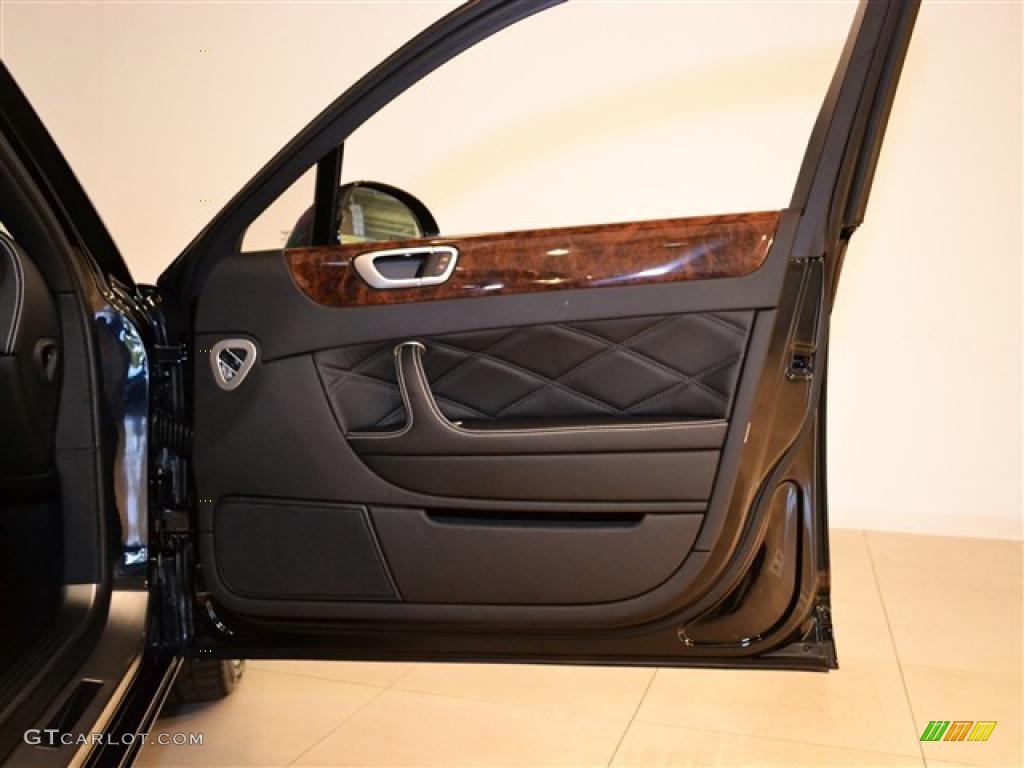 2012 Bentley Continental Flying Spur Speed Beluga Door Panel Photo #49140887