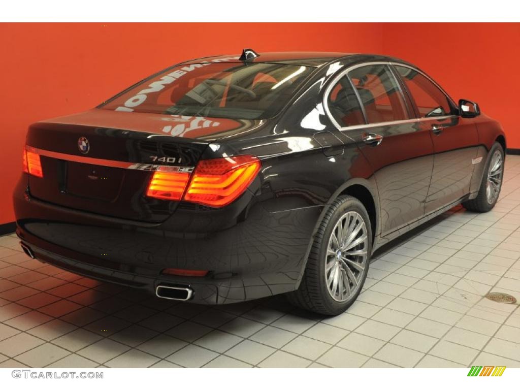 2012 7 Series 740i Sedan - Black Sapphire Metallic / Black photo #3