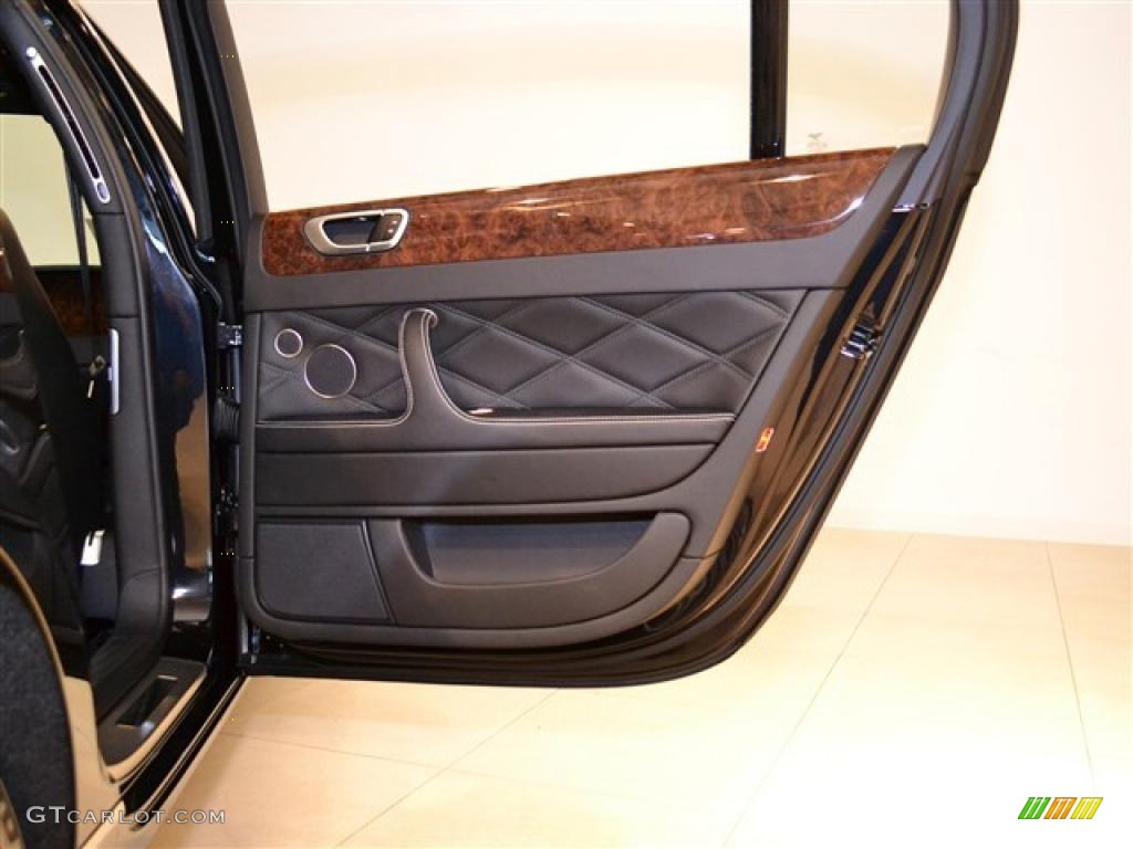 2012 Bentley Continental Flying Spur Speed Beluga Door Panel Photo #49140965