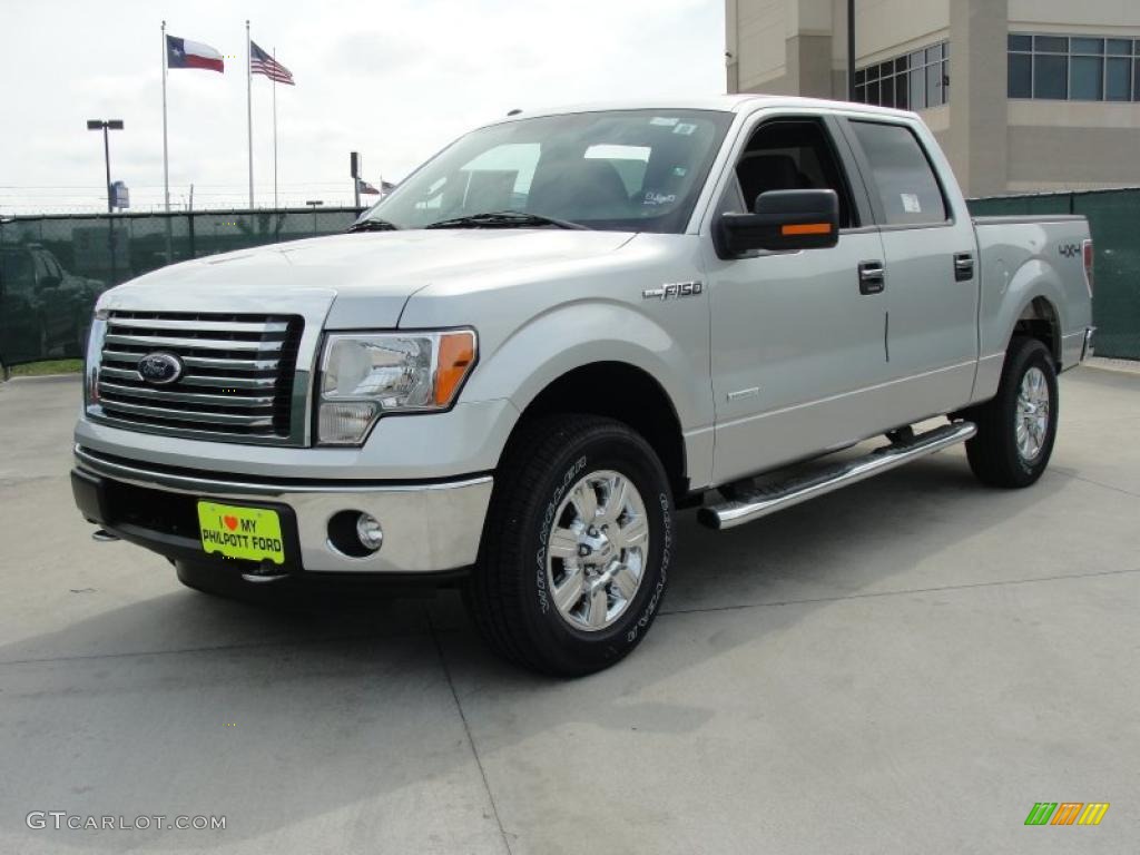 2011 F150 Texas Edition SuperCrew 4x4 - Ingot Silver Metallic / Steel Gray photo #7