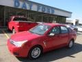 Vermillion Red - Focus SE Sedan Photo No. 1
