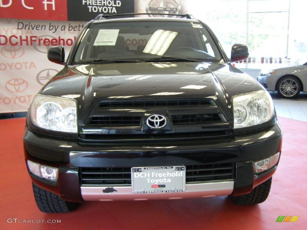 2004 4Runner SR5 4x4 - Black / Stone photo #2