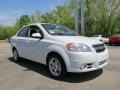 2011 Summit White Chevrolet Aveo LT Sedan  photo #7