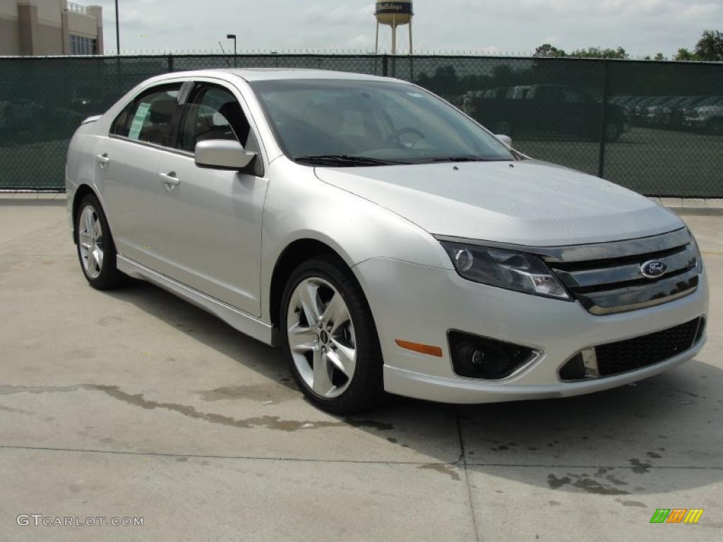 2011 Fusion Sport - Ingot Silver Metallic / Sport Black/Charcoal Black photo #1