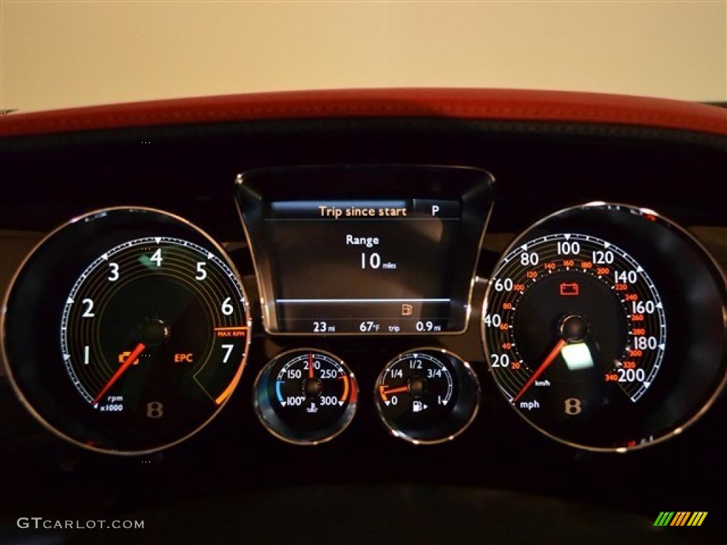 2012 Bentley Continental GTC Supersports Gauges Photo #49145072