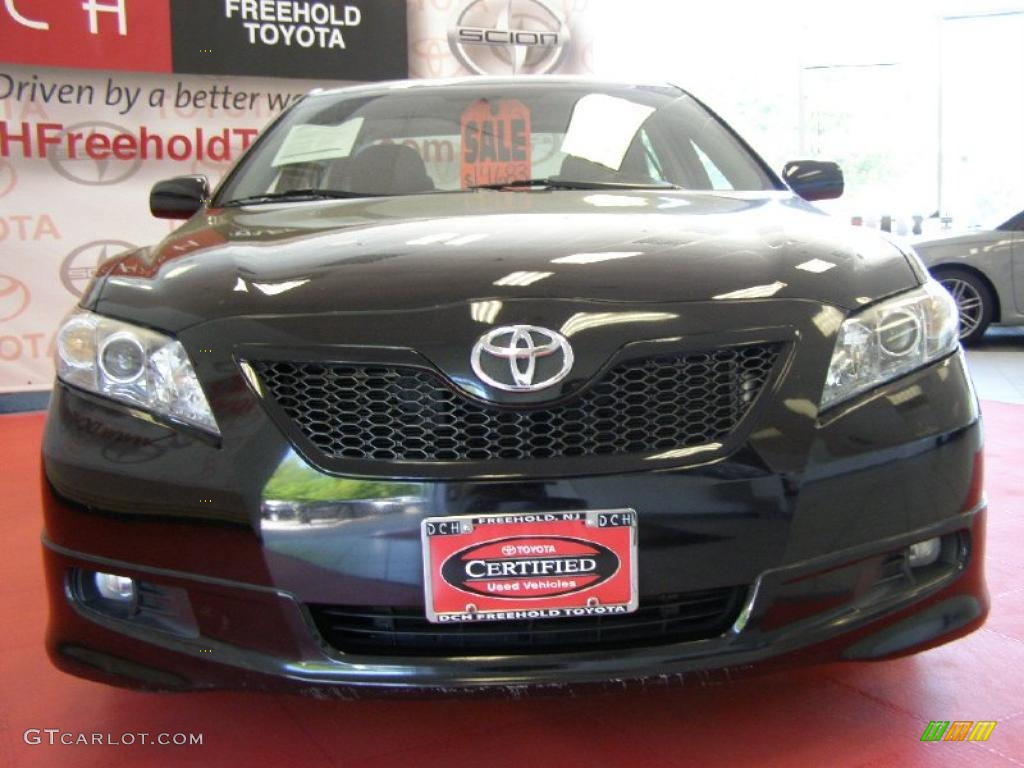 2007 Camry SE - Black / Dark Charcoal photo #2