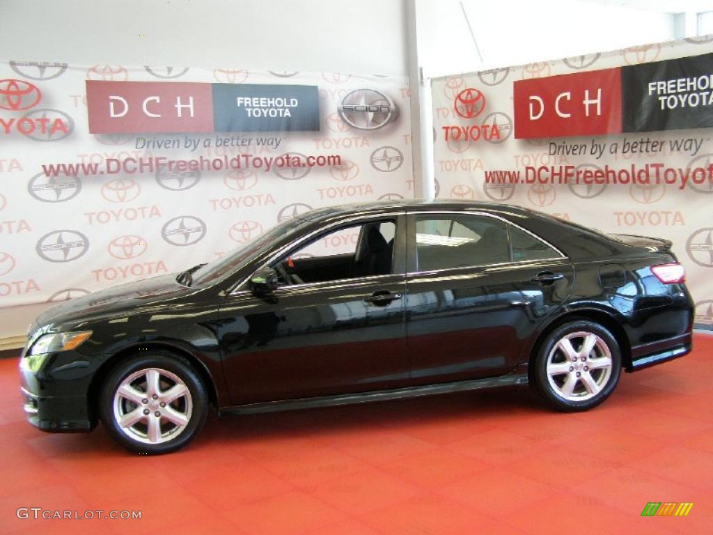 2007 Camry SE - Black / Dark Charcoal photo #4