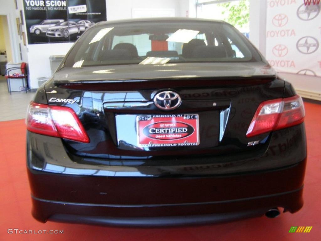 2007 Camry SE - Black / Dark Charcoal photo #7