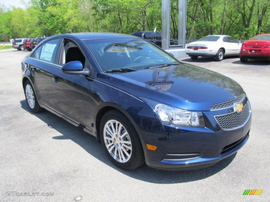 Imperial Blue Metallic 2011 Chevrolet Cruze ECO Exterior Photo #49145393