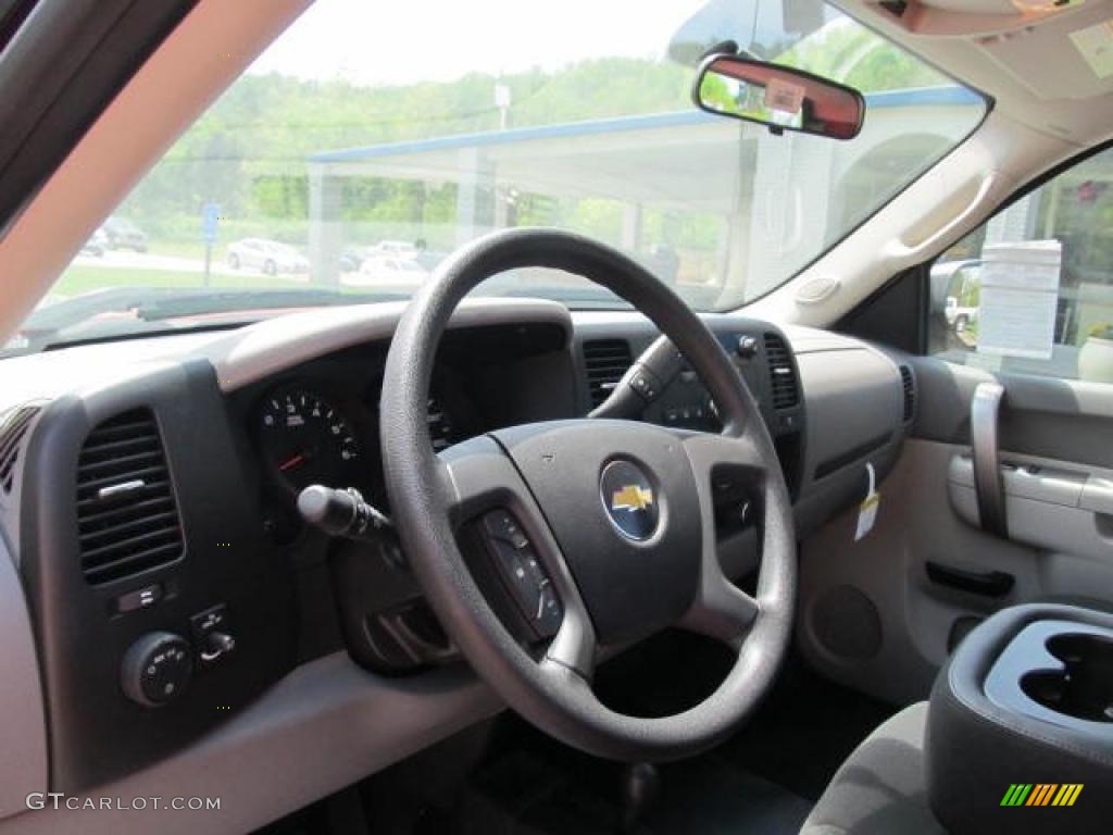 2011 Silverado 1500 Regular Cab 4x4 - Victory Red / Dark Titanium photo #10