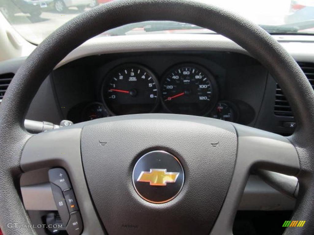 2011 Silverado 1500 Regular Cab 4x4 - Victory Red / Dark Titanium photo #15