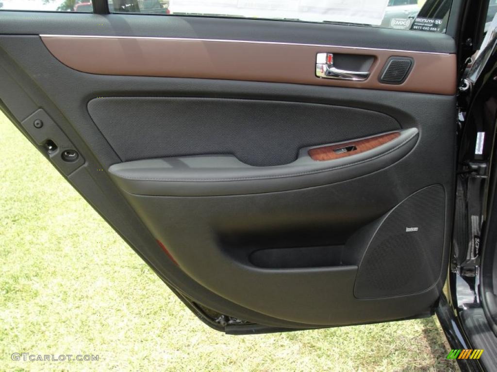 2011 Hyundai Genesis 4.6 Sedan Saddle Door Panel Photo #49146278