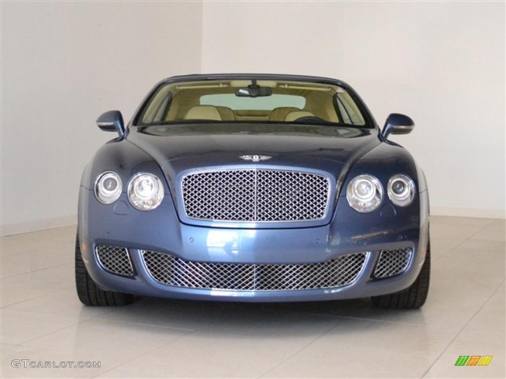 2011 Continental GTC  - Blue Crystal / Magnolia/Imperial Blue photo #11