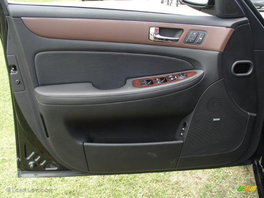 2011 Hyundai Genesis 4.6 Sedan Saddle Door Panel Photo #49146314